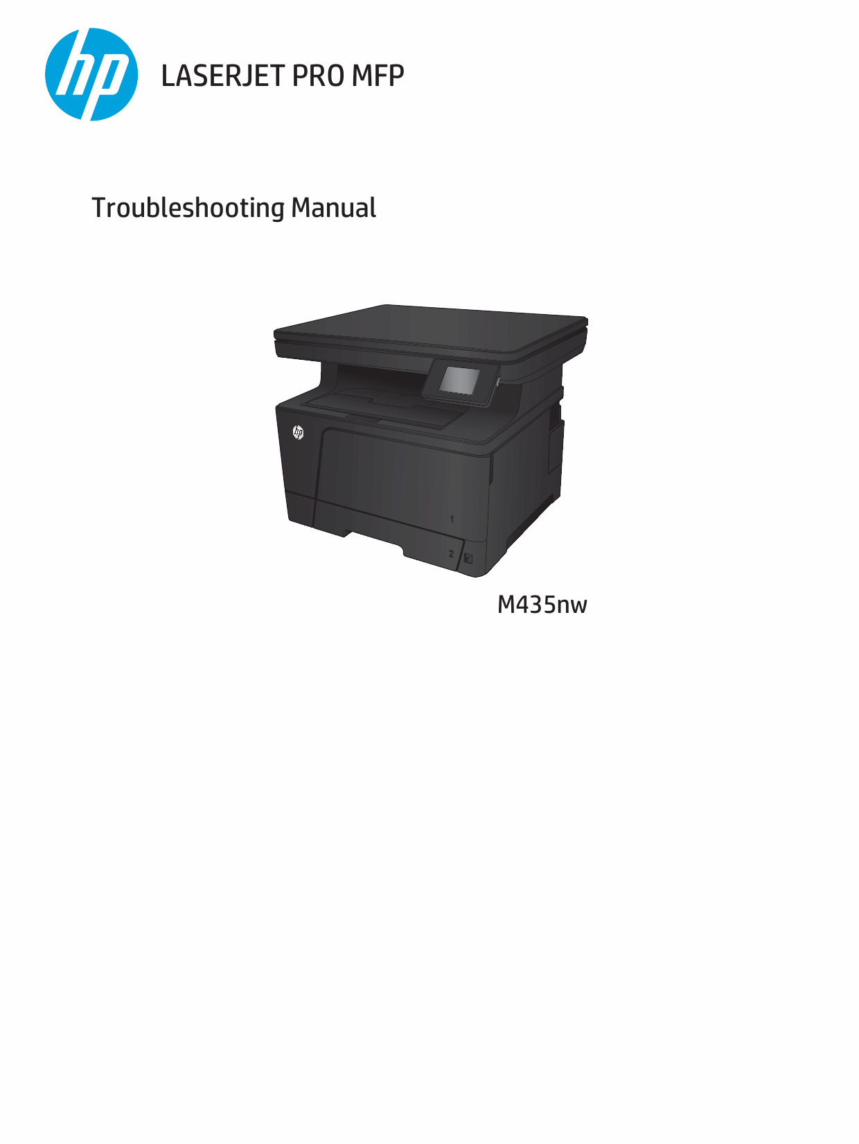 HP LaserJet Pro-MFP M435nw Troubleshooting Manual PDF download-1